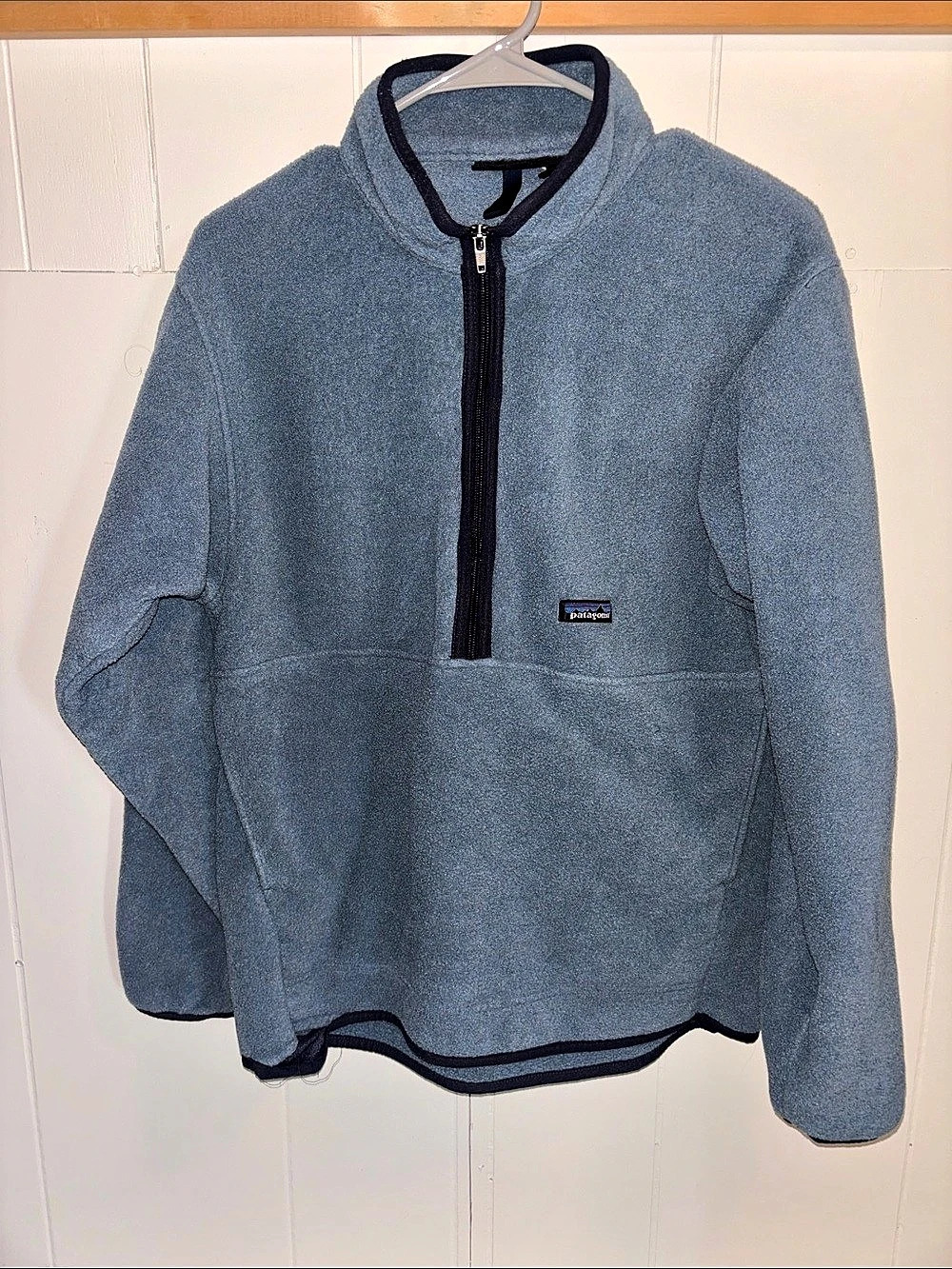 Patagonia Synchilla Snap-T Pullover Blue Size Medium